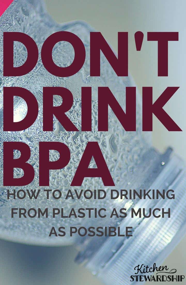 DON T DRINK BPA