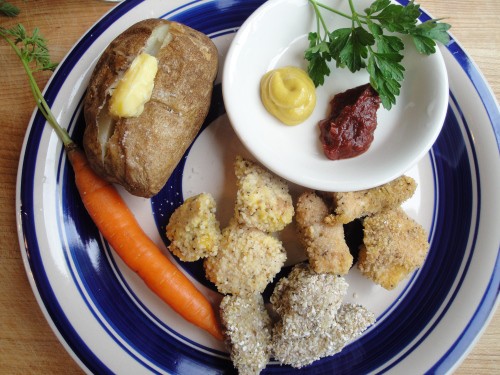 gluten free homemade chicken nuggets 