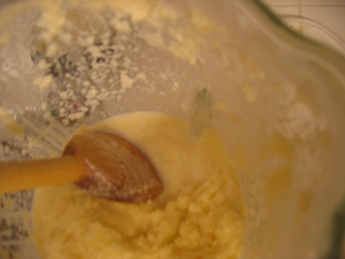 Butter is separated—almost finished!