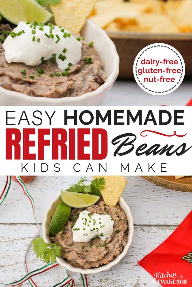 Homemade refries beans