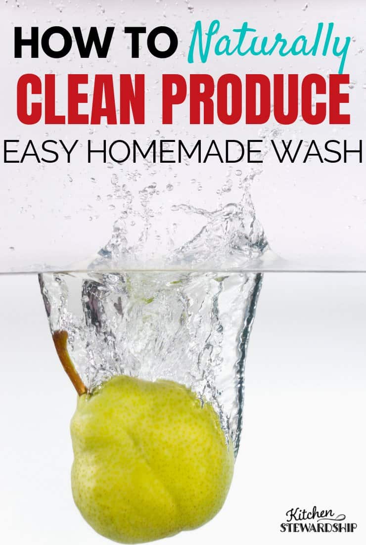 How to naturally clean produce with homemade produce wash