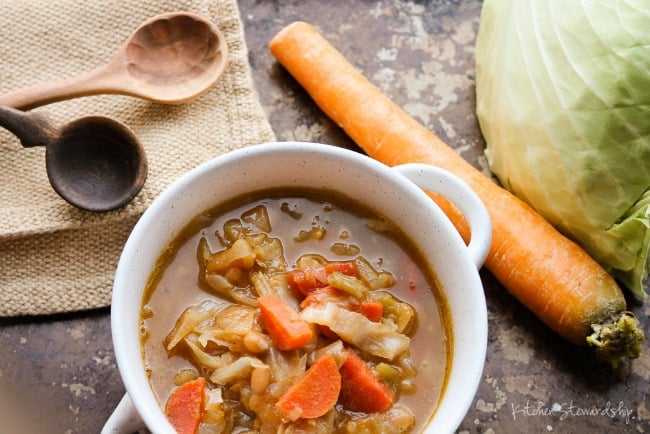 Cabbage Soup with Secret Super Food