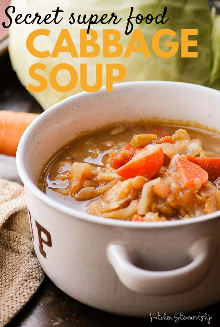 Cabbage Soup With Secret Super Food