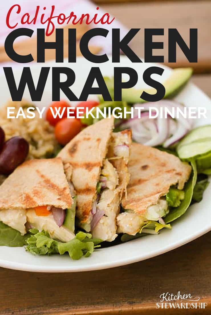 California Chicken Wraps