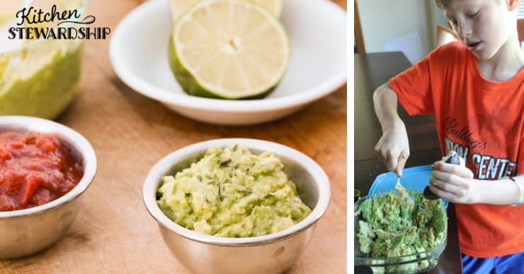 Homemade guacamole