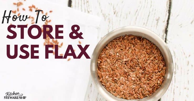 Flax has a lot of health benefits. Here are some tips on proper use and storage.