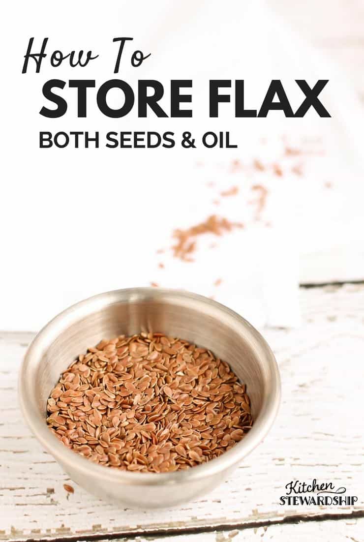 How To Store Flax