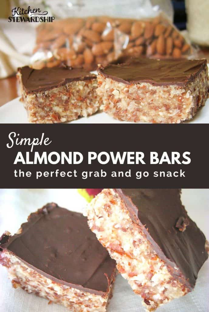 Almond Power Bars ~~ It’s hard to say whether they’re a dessert or a breakfast food!