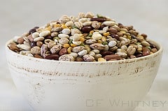 cooking dry beans in the pressure cooker