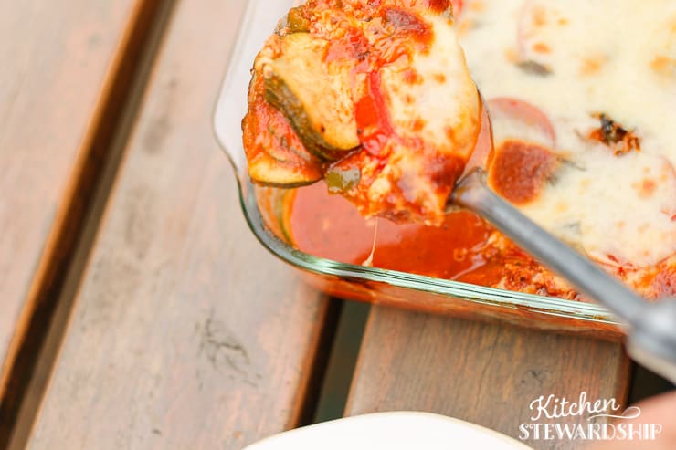 Sausage Zucchini Bake. Perfect summer recipe for fresh zucchini, homemade sausage, and the best flavor you'll pack into a grain-free meal! Make anytime, really, but summer is amazing.