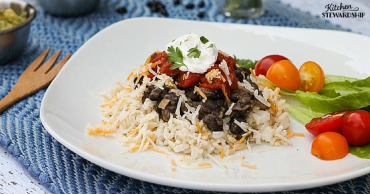 Veggie Bean Burritos Recipe - nourishing, simple meal - makes a ton for leftovers or frozen meals!