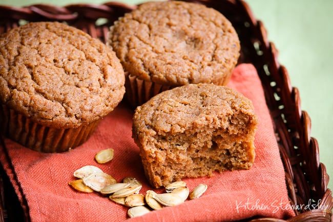 Easy Gluten free Pumpkin Muffins
