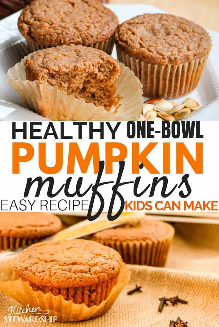 Healthy pumpkin muffins