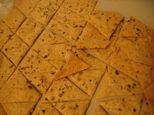 sourdough crackers