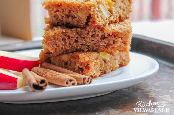 Looking for a quick and easy snack or dessert? These apple squares are a cinch to make and freeze well for when you really need them!