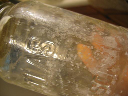 Strange film from homemade yogurt? (It usually takes 3 HANDwashing to get rid of this.) Handled!