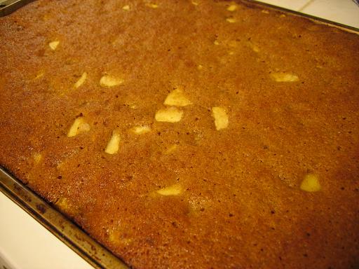 healthy apple dessert cake