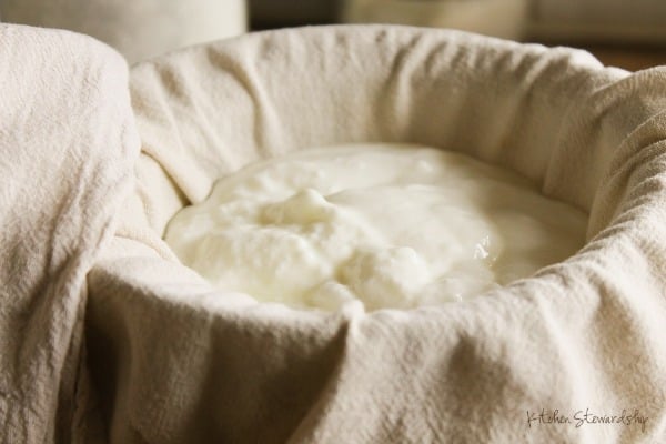 Straining Yogurt Cheese and Whey