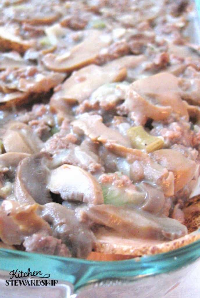 Using all real food ingredients, I made 3 casseroles in one hour. Make your own white sauce or cream of chicken soup to start (recipe included). Under $5 each!