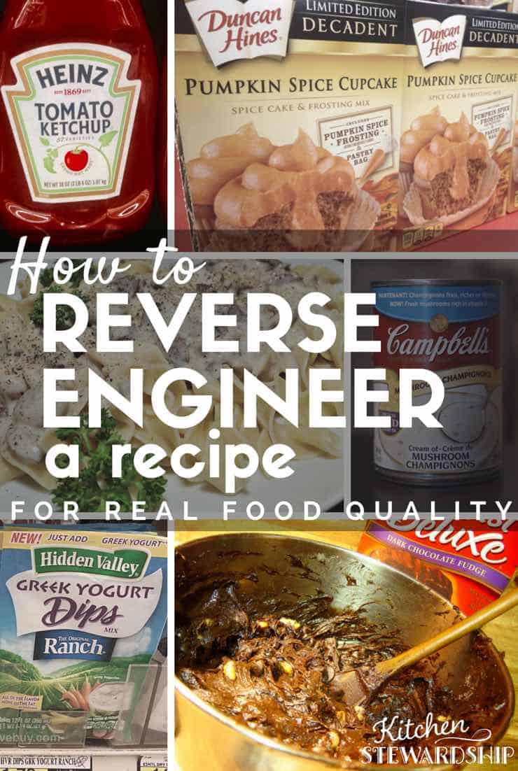 How to Reverse Engineer a Recipe