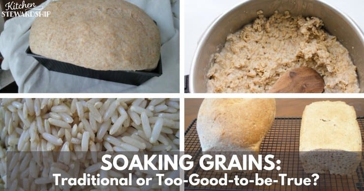 SOAKING GRAINS research and recipes