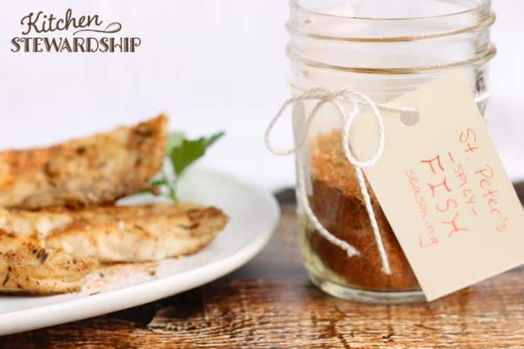 St Peters Spicy Fish Seasoning with Pan fried fish