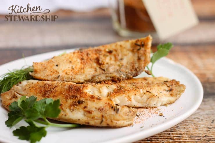 St. Peter's Spicy Fish Seasoning - made my husband, the fish hater, tolerate fish! Woo hoo!