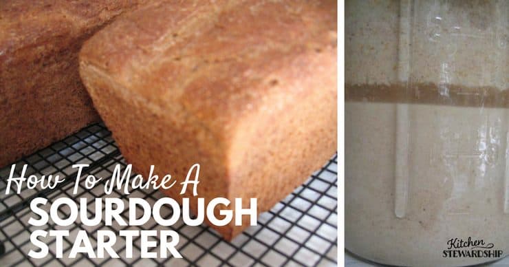 Sourdough is such a great way to prepare whole grains! And making a starter is a simple as mixing flour and water. I'll show you how.