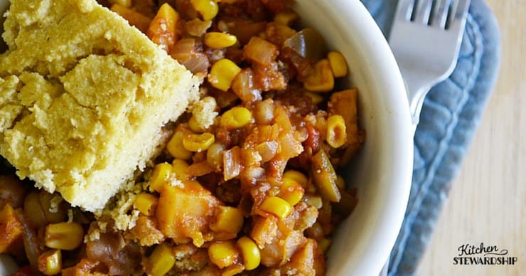 Meatless Southwestern Pot Pie