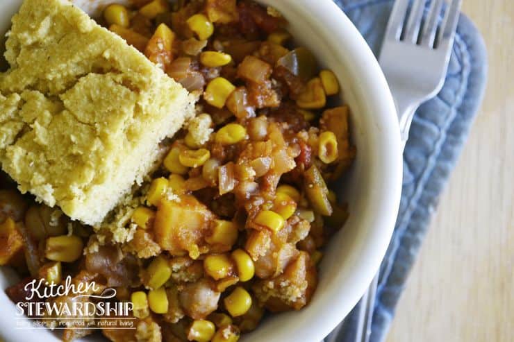 Meatless Southwestern Pot Pie Recipe