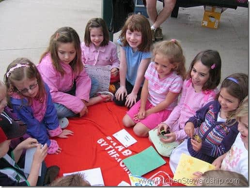 birthday party kids have fun