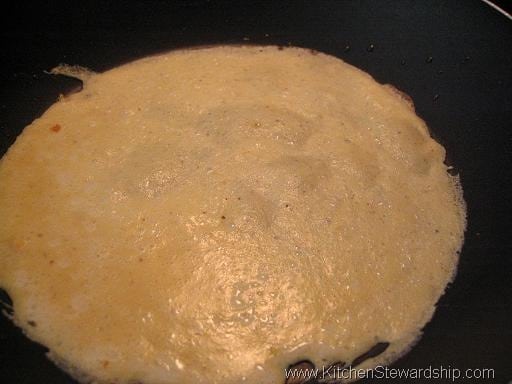 Cherry Almond Coconut Crepes