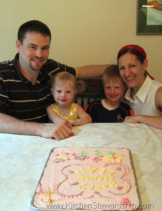 family pic at Leah's party