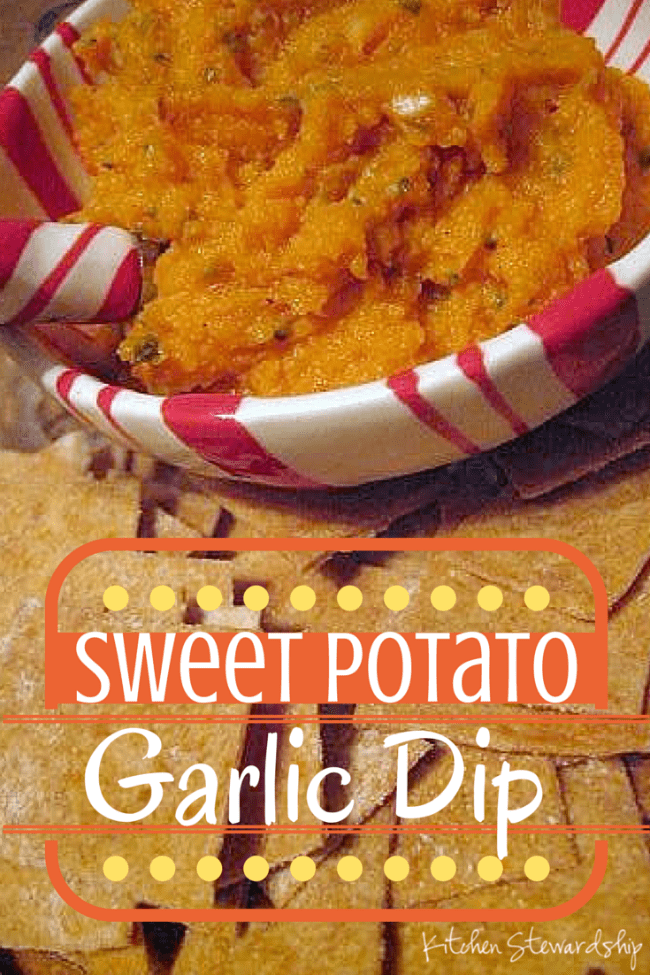 Sweet Potato Garlic Dip
