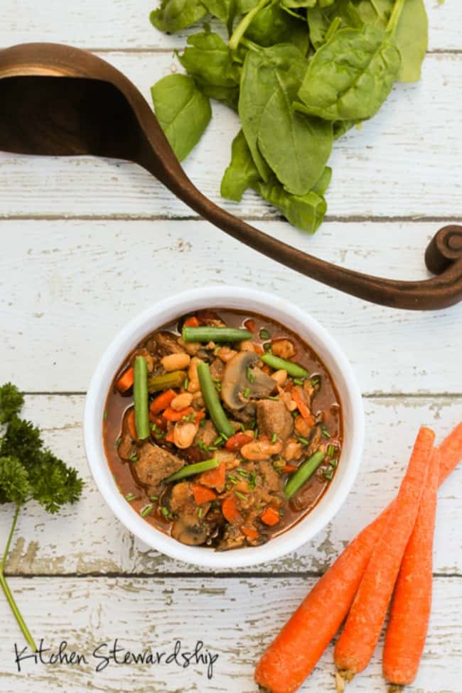 Tuscan Beef and Bean Stew