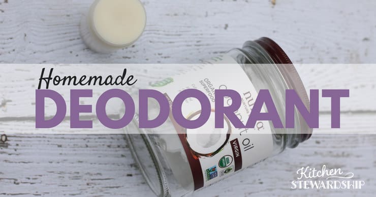 Facebook Homemade Deodorant Update