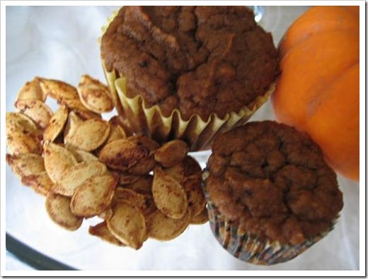 healthy pumpkin muffins