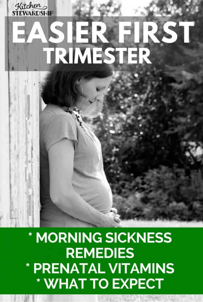 The first trimester can be challenging! I've got some natural solutions for morning sickness and alternatives for prenatal vitamins.