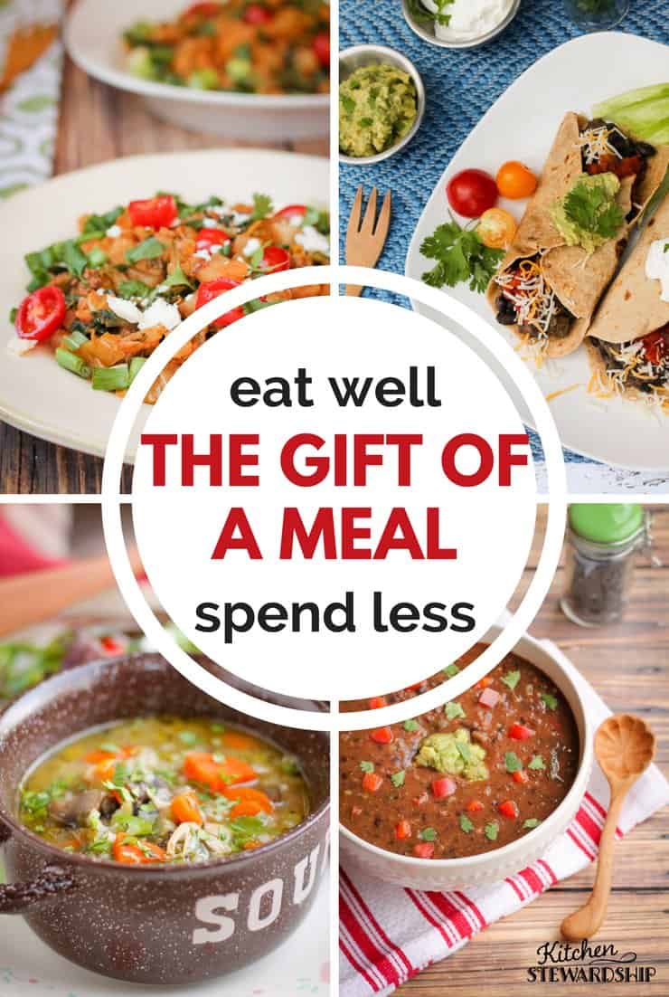 Eat well spend less the gift of a meal