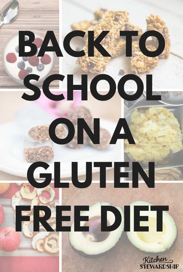 Back to school on a gluten free diet