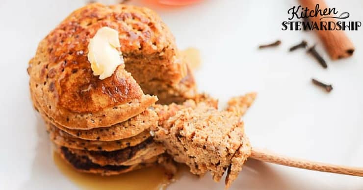 Grain Free Pumpkin Pancakes, coconut flour substitution