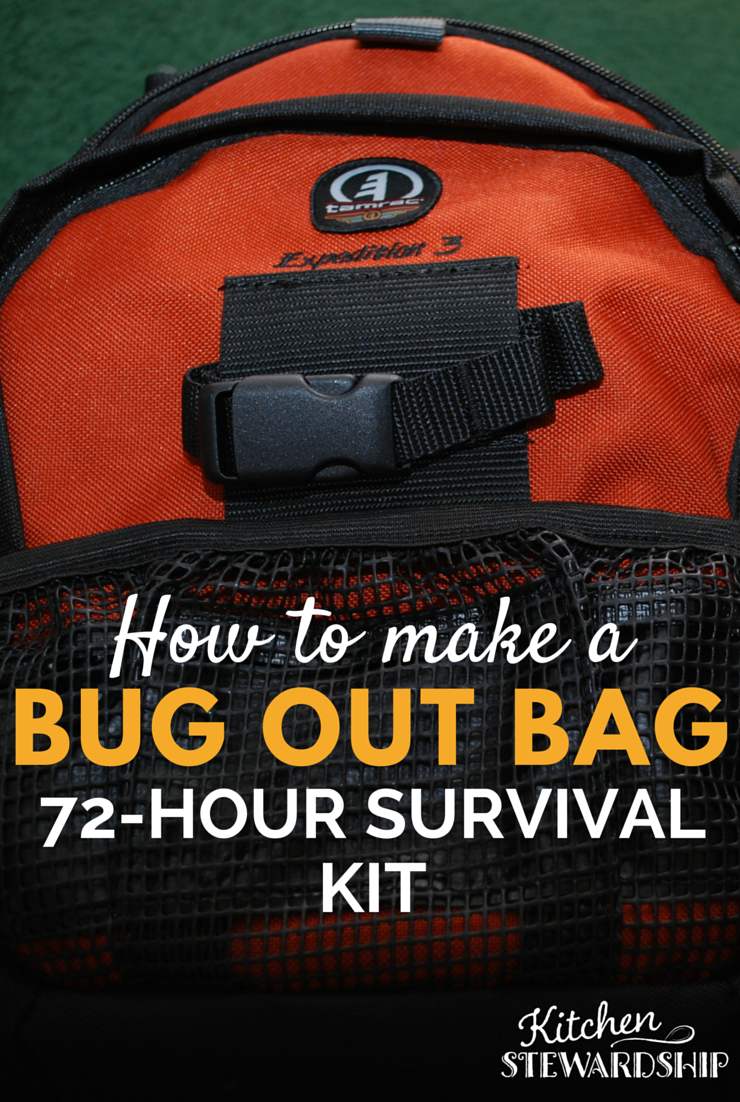 Monday Mission Make a Bug Out Bag