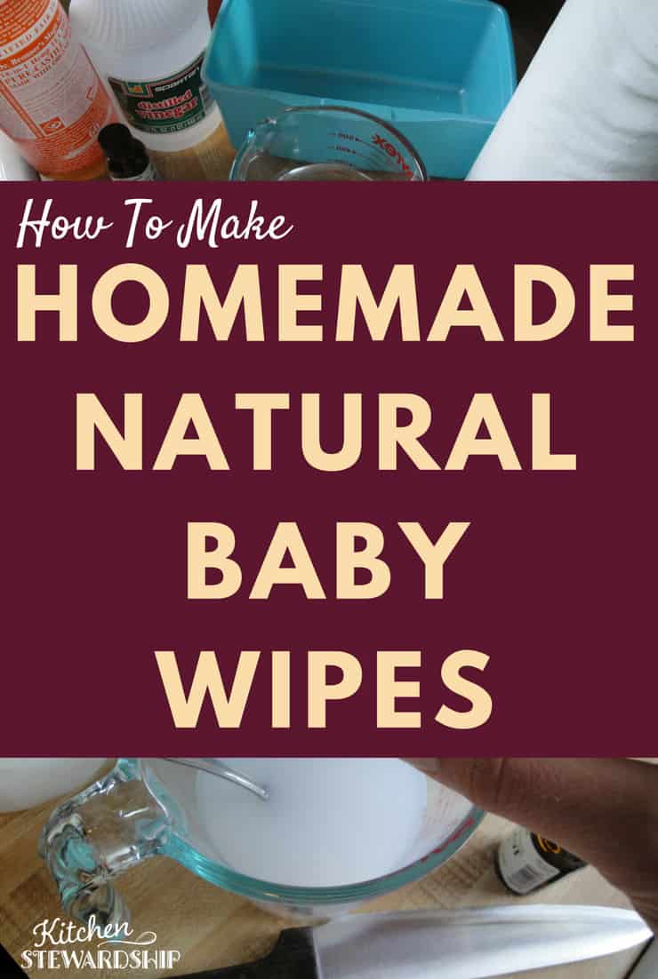 How To Make Natural Homemade Baby Wipes