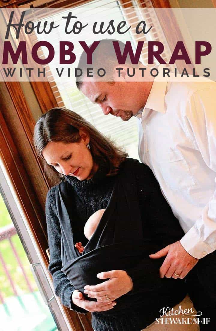 How to use a moby wrap with video tutorials for breastfeeding in the moby wrap and ways to wear the moby wrap.