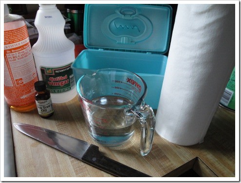 homemade natural baby wipes