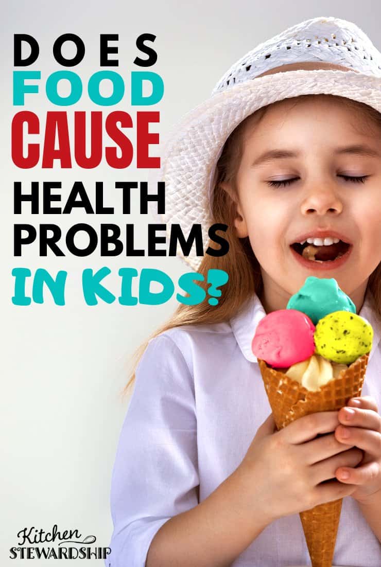 Are food and health problems in kids connected?