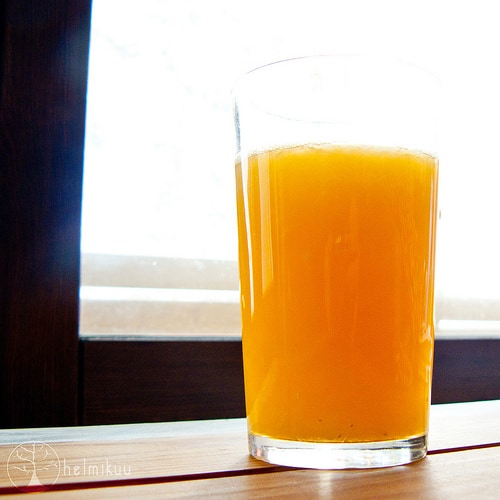 Juice is cooked-which means it looses its nutrition 