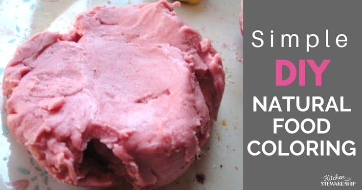 Natural food coloring