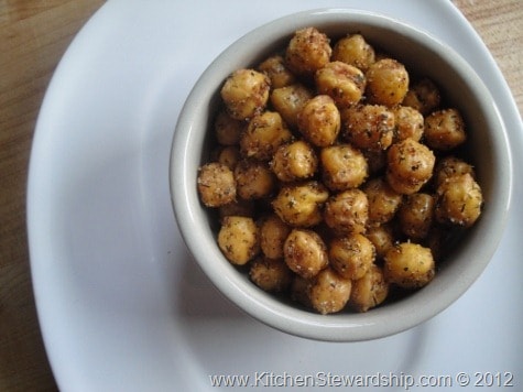 crispy roasted chickpeas