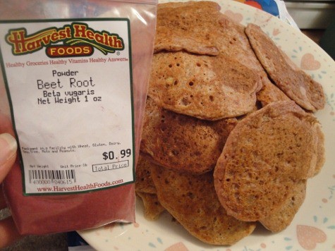 A bowl with natural food coloring